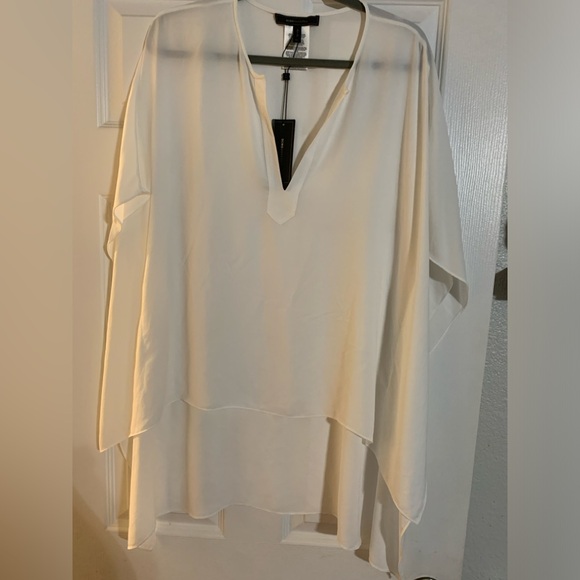 BCBG white shirt M/L - Picture 1 of 4
